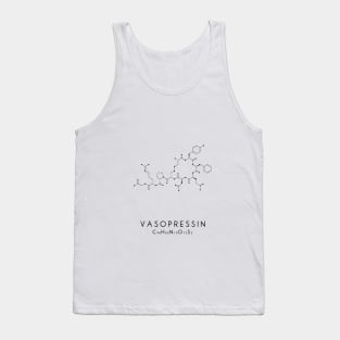 Vasopressin Molecular Structure - White Tank Top